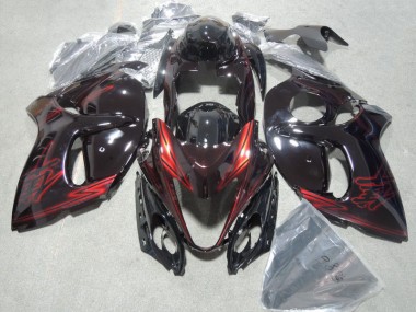 Buy 2008-2019 Black Red Suzuki GSXR1300 Hayabusa Bike Fairings UK