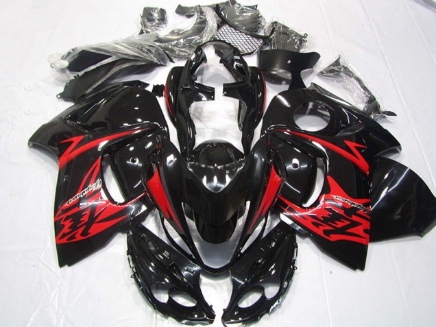 Buy 2008-2019 Black Red Suzuki GSXR1300 Hayabusa Bike Fairing Kit UK Buy 2008-2019 Black Red Suzuki GSXR1300 Hayabusa Bike Fairing Kit UK
