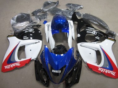 Buy 2008-2019 White Blue Makita Suzuki GSXR1300 Hayabusa Moto Fairings UK