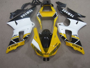 Buy 2000-2001 Yellow White Black Yamaha YZF R1 Motorbike Fairings UK