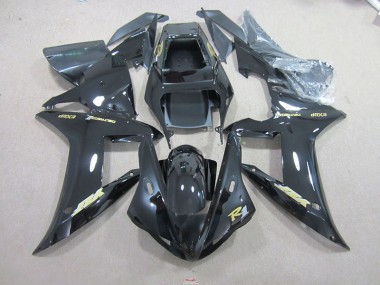 Buy 2002-2003 Black Gold Decal Yamaha YZF R1 Motorcyle Fairings UK