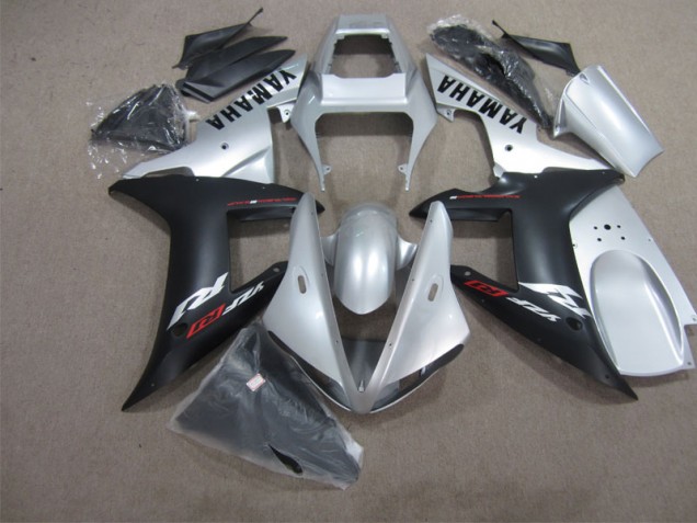 Buy 2004-2006 Silver Black Yamaha YZF R1 Motorcycle Fairings UK