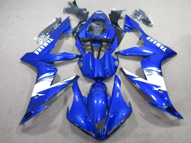 Buy 2004-2006 Blue White Yamaha YZF R1 Motorcycle Fairings Kits UK