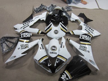 Buy 2004-2006 Black White Lucky Strike Yamaha YZF R1 Motorcyle Fairings UK