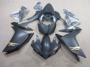 Buy 2007-2008 Black Gold Decal Yamaha YZF R1 Bike Fairings UK