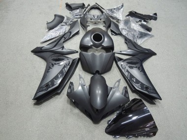 Buy 2007-2008 Black Yamaha YZF R1 Motorcycle Fairings Kits UK