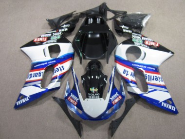 Buy 1998-2002 BM FIMER VOLVO Blue White Black Yamaha YZF R6 Motor Fairings UK