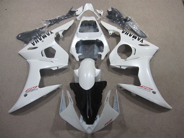 Buy 2003-2005 White Yamaha YZF R6 Bike Fairing UK