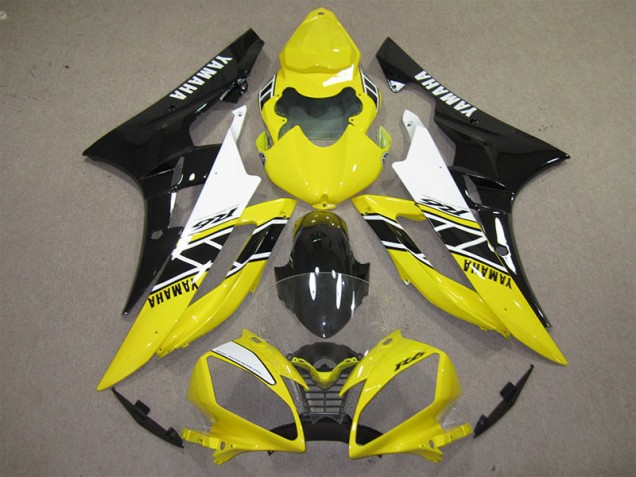 Buy 2006-2007 Yellow Black Decal Yamaha YZF R6 Motorcycle Fairings Kits UK Buy 2006-2007 Yellow Black Decal Yamaha YZF R6 Motorcycle Fairings Kits UK