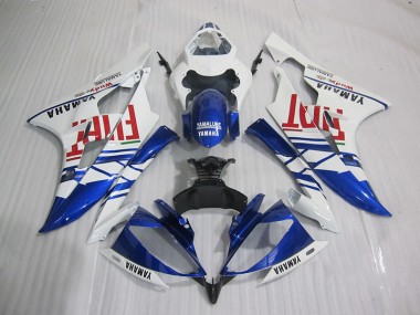 Buy 2006-2007 Blue White Fiat Yamaha YZF R6 Motorcyle Fairings UK