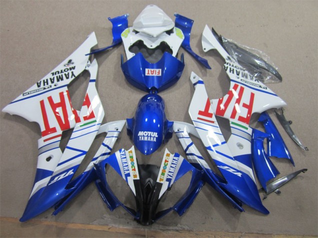Buy 2008-2016 White Black Red Fiat Yamaha YZF R6 Motorbike Fairing Kits UK