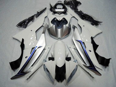 Buy 2008-2016 White Black Blue Yamaha YZF R6 Motorcycle Replacement Fairings UK